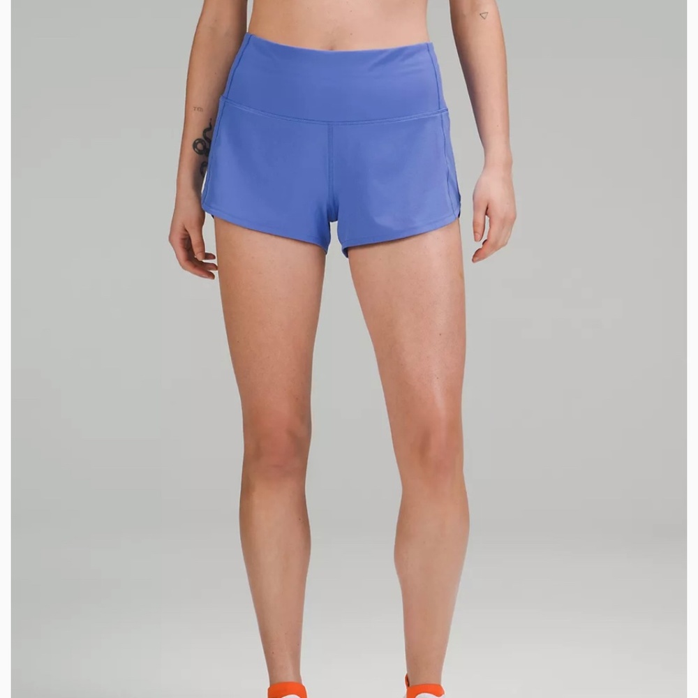 Lululemon High Rise Speed Short 2.5” Inseam
